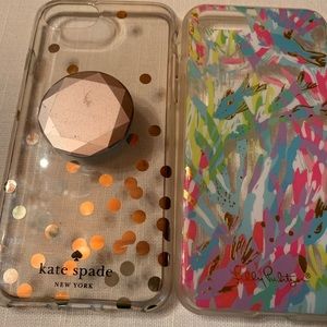Kate space and Lilly Pulitzer iPhone case